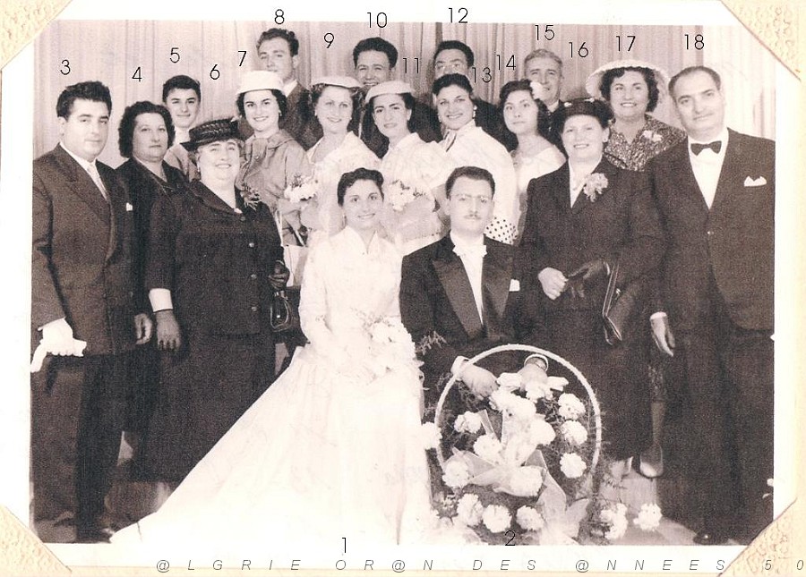 MARIAGE CATHEDRALE D ORAN 30 MARS 1957 DE MICHELINE VALVERDE ET DE JEAN MASEGOSA.JPG